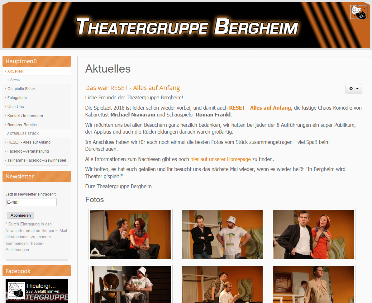 Screenshot von Theatergruppe Bergheim