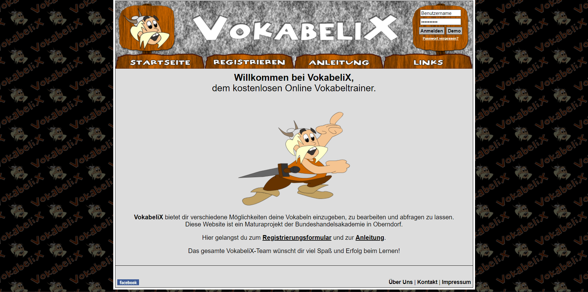 Screenshot von VokabeliX